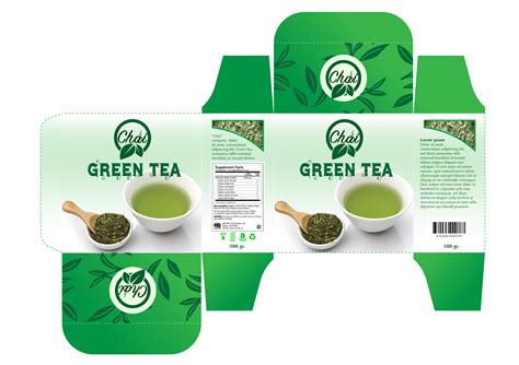 Green Tea packaging design. | Images :: Behance