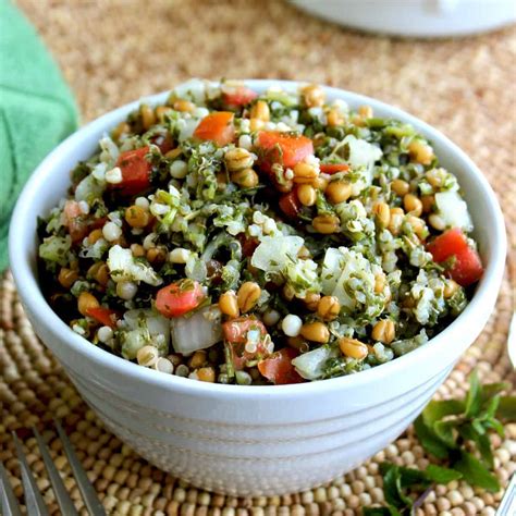 Tabouli Salad Recipe; Tabbouleh - Vegan in the Freezer