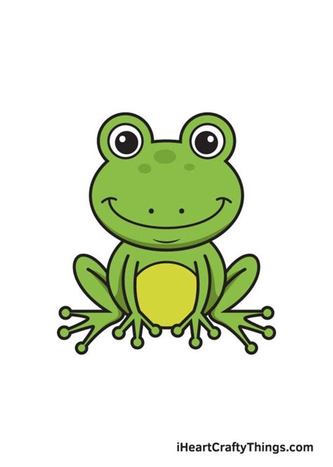 Frog Drawing - How To Draw A Frog Step By Step