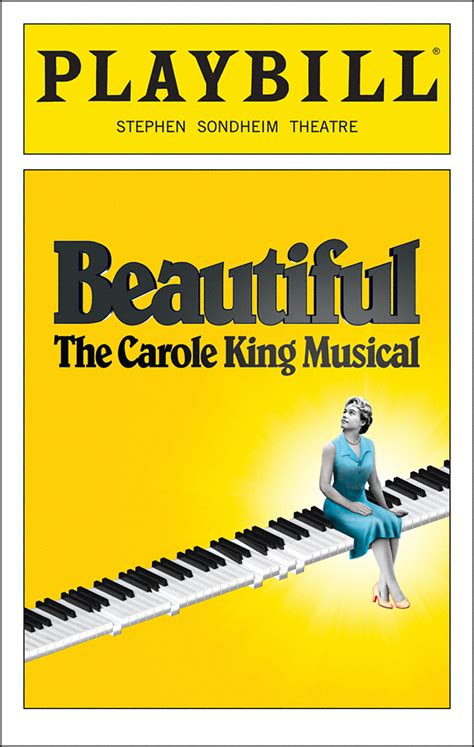 Beautiful: The Carole King Musical (Broadway, Stephen Sondheim Theatre ...