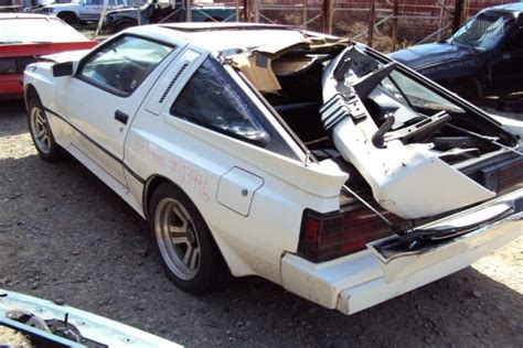 1987 MITSUBISHI STARION, COLOR- WHITE STK# 103496- Mitsubishi Parts Recycling