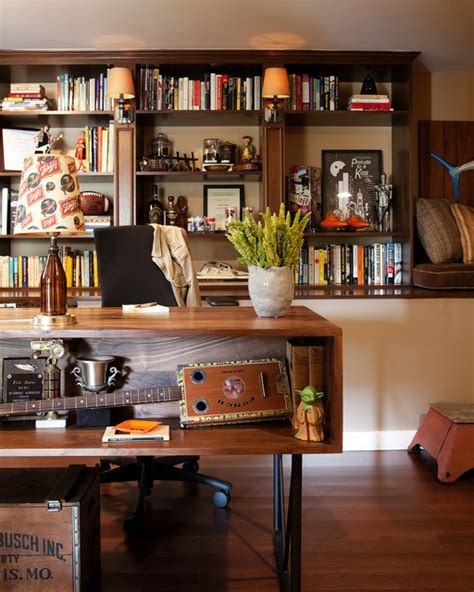 Man Cave Home Office - Eclectic - Home Office - los angeles - by Joe Schmelzer, Inc. dba ...