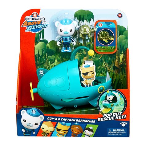 Buy Octonauts Above & Beyond, Deluxe Toy Vehicle & Figure, Captain Barnacles & Gup A Adventure ...