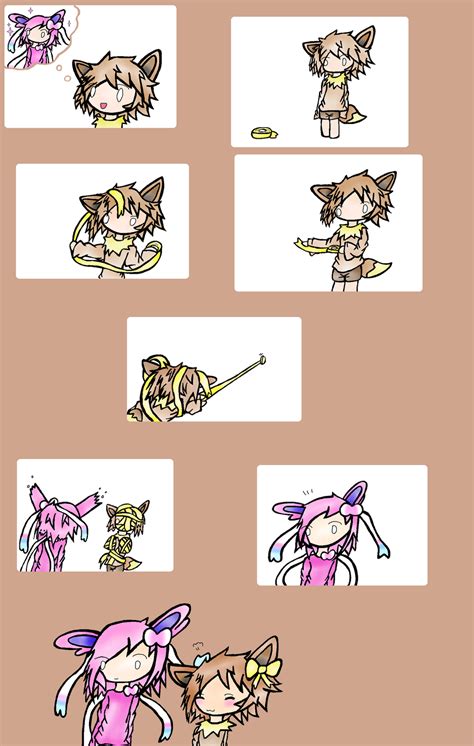 Sylveon and Eevee comic by TBeeveegirl on DeviantArt