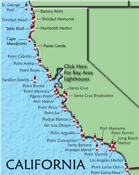 Central California Beaches Map - Printable Maps