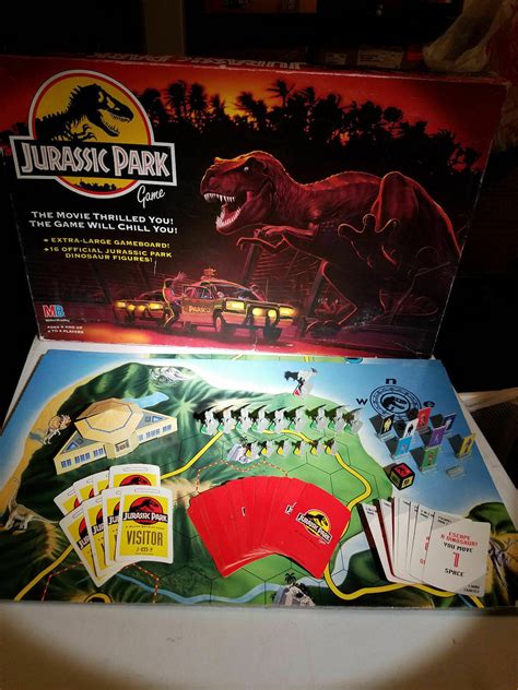 1993 Milton Bradley Jurassic Park Board Game - Vintage Manufacture