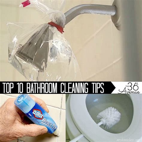 Top Bathroom Cleaning Tips | The 36th AVENUE