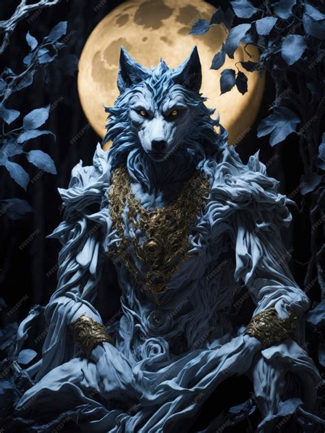 Premium AI Image | Mythological Animal Loup Garou