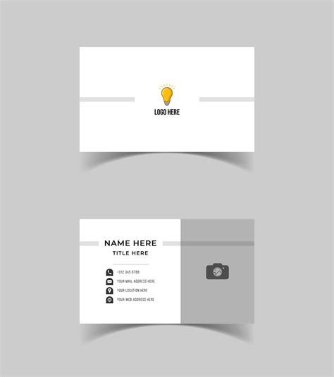 Creative modern name card and business card template design 43356423 ...