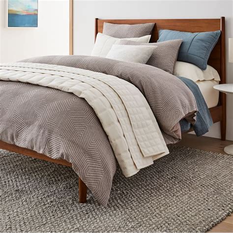 Organic Washed Cotton Percale Lightweight Quilt & Shams | West Elm