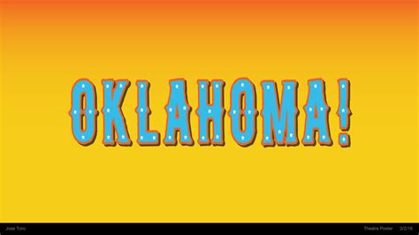 "Oklahoma!" Play Poster on Behance