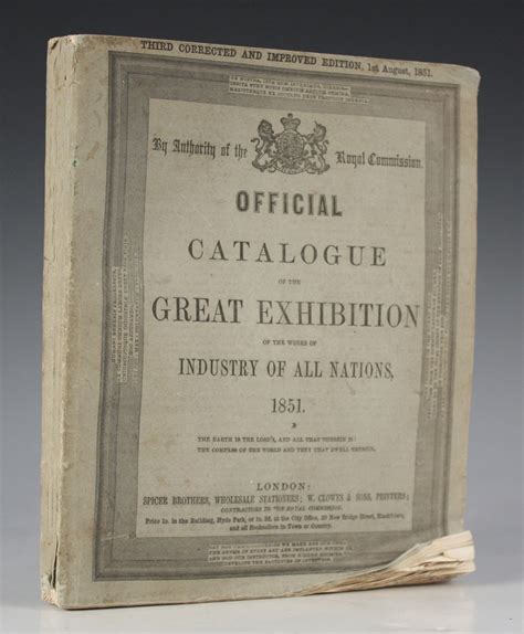 GREAT EXHIBITION, 1851. Official Catalogue of the Great Exhibition of ...