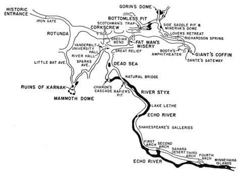 Mammoth Cave Tour Route Map