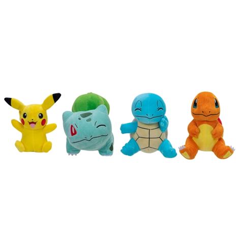 Pokémon 20cm Plush 4 Pack | Smyths Toys Ireland