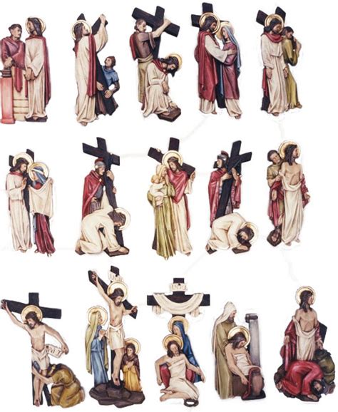 Way of the Cross with 14 stations | Way of the Cross with 15 stations