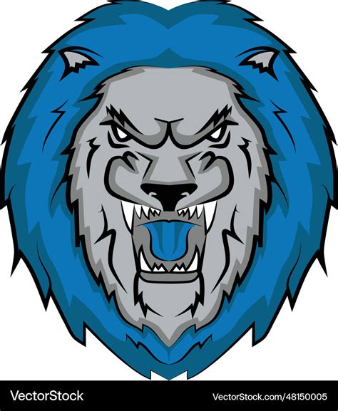 Detroit lions logo Royalty Free Vector Image - VectorStock