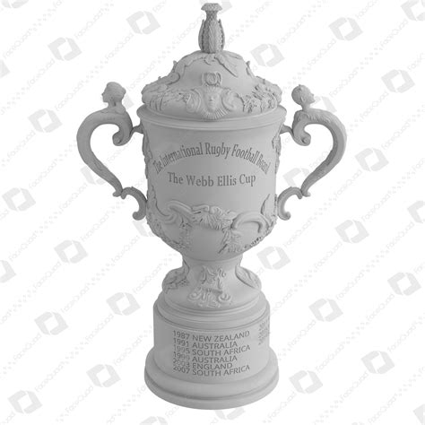 The Webb Ellis Cup Trophy 3D Model | FaceQuad