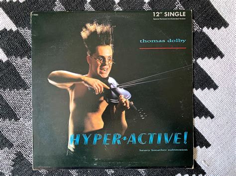 Thomas Dolby Hyperactive 12 Maxi Single Vinyl Record | Etsy