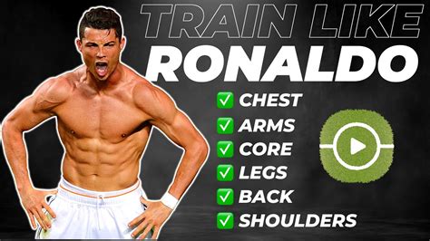 TRAINING LIKE CRISTIANO RONALDO | Full Workout/Strength Routine – WeightBlink