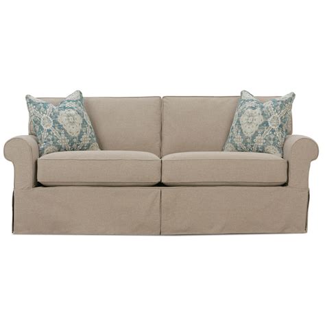 Rowe Nantucket 2-Seat Queen Slipcover Sofa Sleeper | Reeds Furniture ...