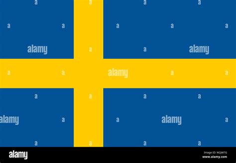 high resolution Swedish national flag of Sweden, Europe Stock Photo - Alamy