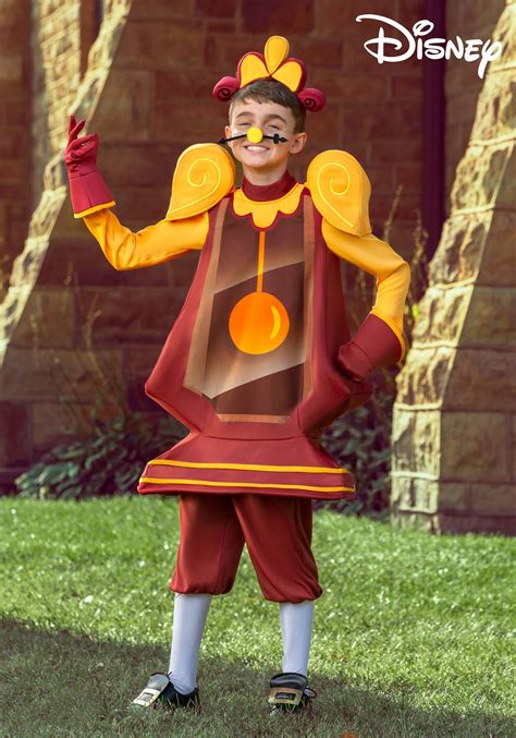 Kids Beauty and the Beast Cogsworth Costume