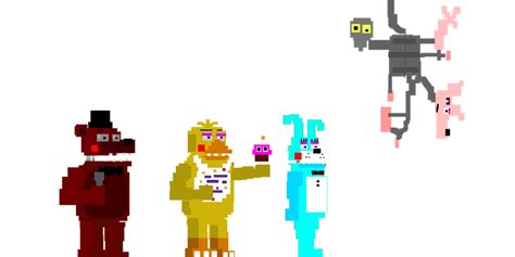 My fnaf 4 minigames style animatronics #4 by Kero1395 on DeviantArt