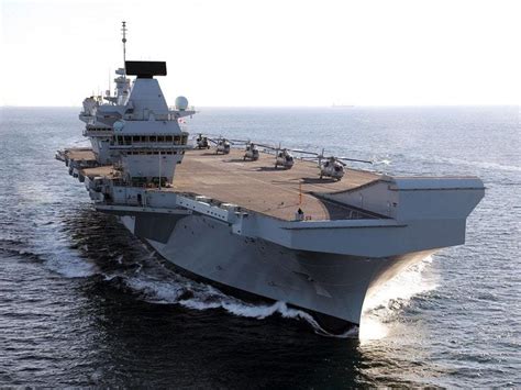 Royal Navy’s new aircraft carrier visits Gibraltar on first overseas ...