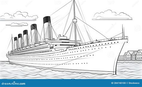 Collection 81 newest titanic coloring pages , download and print for free - Shill Art