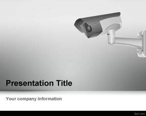 Free CCTV Camera PowerPoint Template