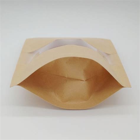 China Stock Kraft Paper Bags With Window Manufacturers & Suppliers ...