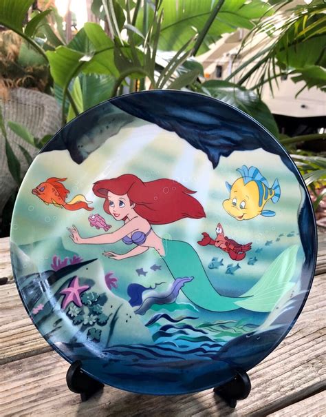 The Little Mermaid Ceramic Plate Art & Collectibles Collectibles ...