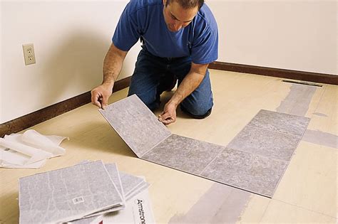 How to Lay a Vinyl Tile Floor - This Old House