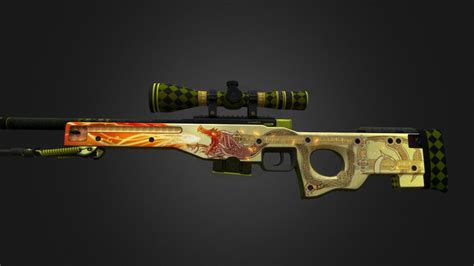 AWP | Dragon Lore - 3D model by CS2Items.pro (@csgoitems.pro) [e633e9b] - Sketchfab