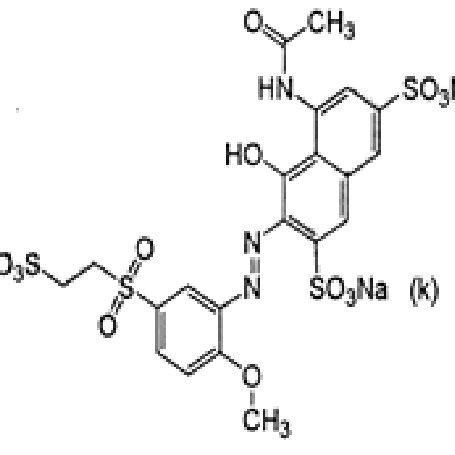 Chemical structure of reactive red 35 dye. | Download Scientific Diagram