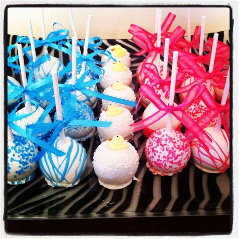 Baby shower cake pops by abbiecakes bakery! | Baby shower cakes, Baby shower cake pops, Cake