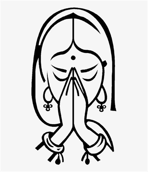 Namaste Logo Png Pic - Namaste Symbol - 490x889 PNG Download - PNGkit