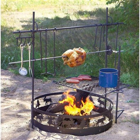 10+ Awesome Campfire Barbacue Grill Ideas - Go Travels Plan | Fire pit ...