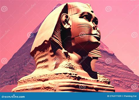 Egyptian Sphinx in Giza, Cairo, Egypt, Retro Style Stock Image - Image of africa, culture: 276377339