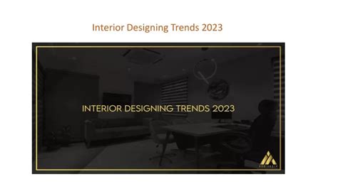 PPT - Interior Designing Trends 2023 PowerPoint Presentation, free ...