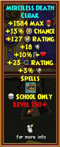 New Merciless Gear Changes | Wizard101 Test Realm - Swordroll's Blog | Wizard101 & Pirate101