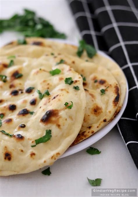 Butter Naan Recipe | How to Make Naan (Tawa Naan) - Indian Veg Recipe | Recipe | Naan recipe ...