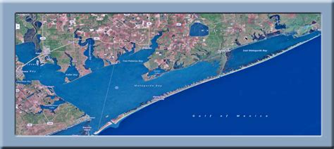 Matagorda Beach Map