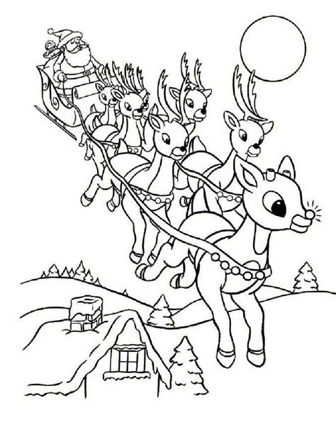 Rudolph coloring page | Rudolph coloring pages, Christmas coloring ...