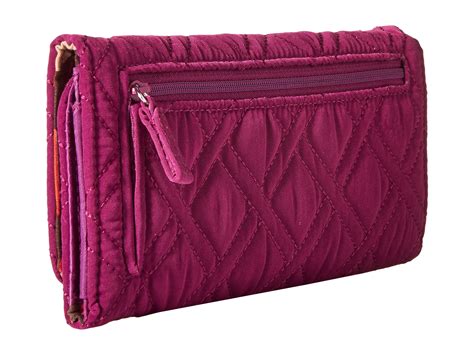 Vera Bradley Synthetic Trifold Wallet in Plum (Purple) - Lyst