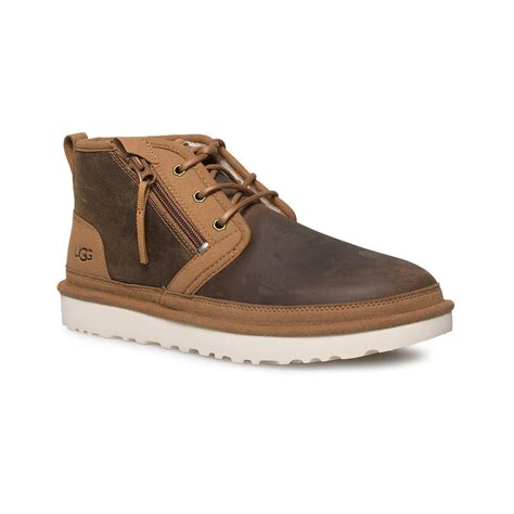 UGG Neumel Zip Chestnut Boots - Men's - MyCozyBoots