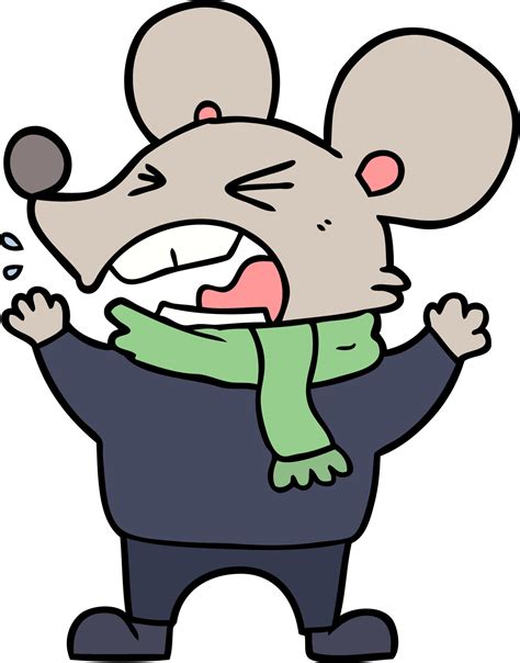 cartoon angry mouse 12548683 Vector Art at Vecteezy