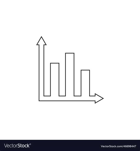 Chart icon Royalty Free Vector Image - VectorStock