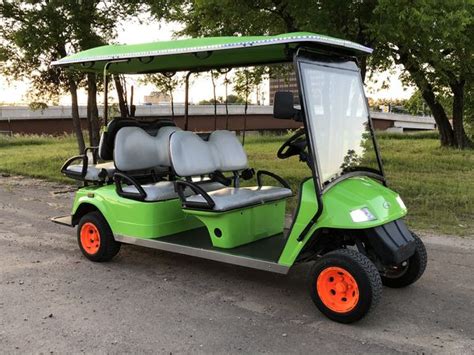 Zone Electric Street Legal 6-passenger Golf Cart NEV - Lithium Polymer ...