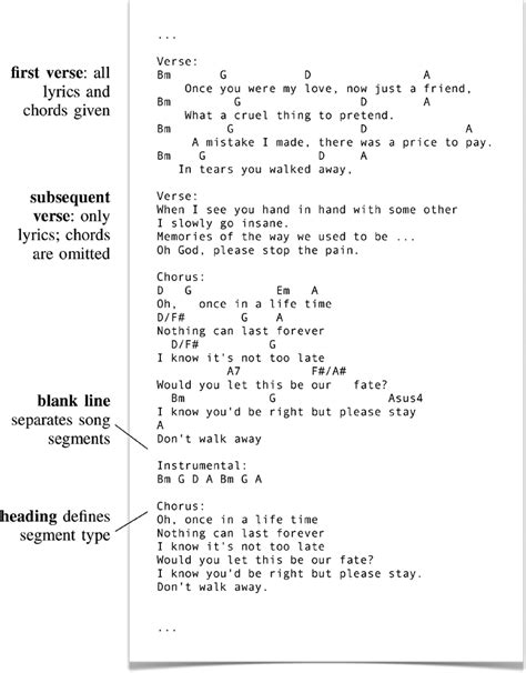 Excerpt adapted from "Once In A Lifetime" (RWC-MDB-P-2001 No. 82 [10 ...